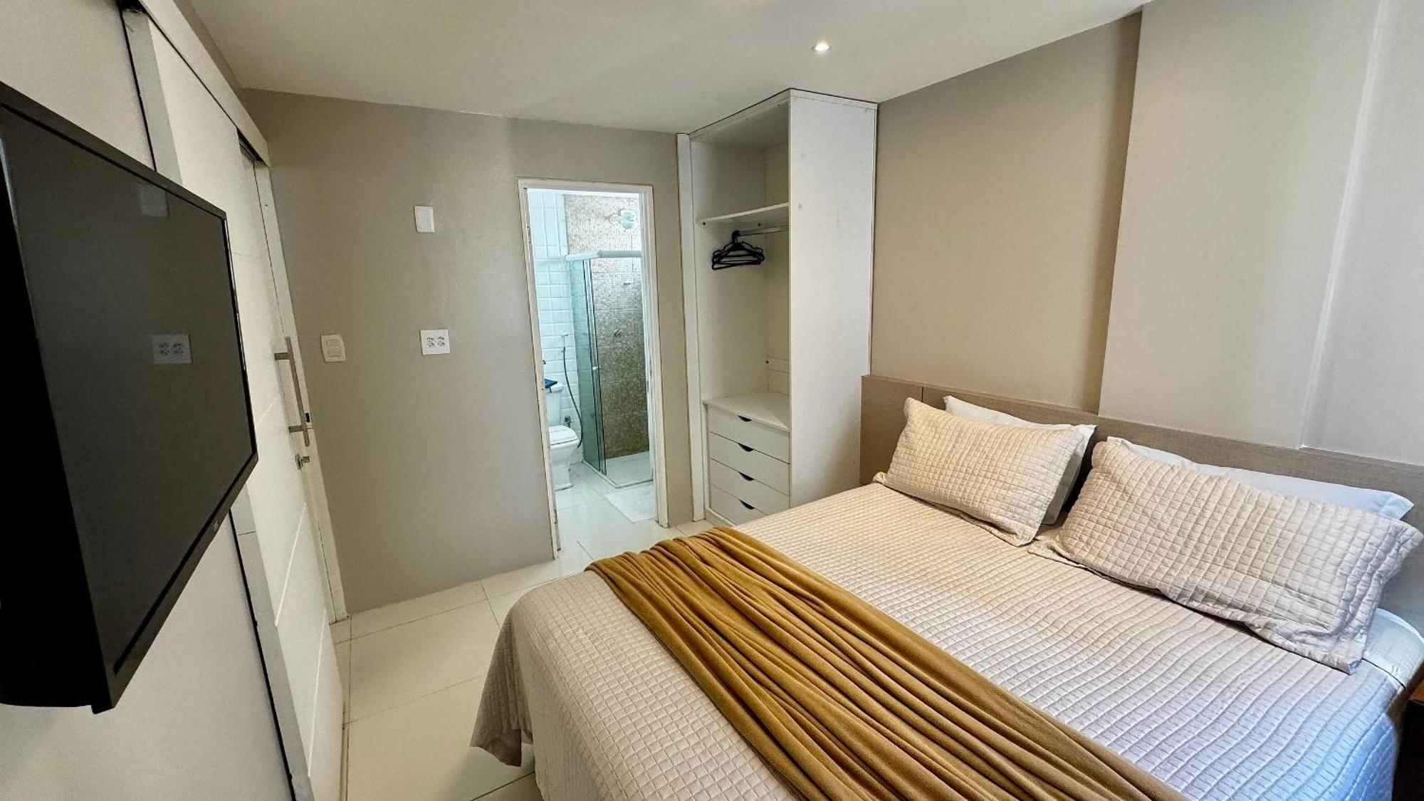 公寓 Sevilha Suites: Beachfront Comfort In Ponta